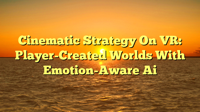 Cinematic Strategy On VR: Player-Created Worlds With Emotion-Aware Ai